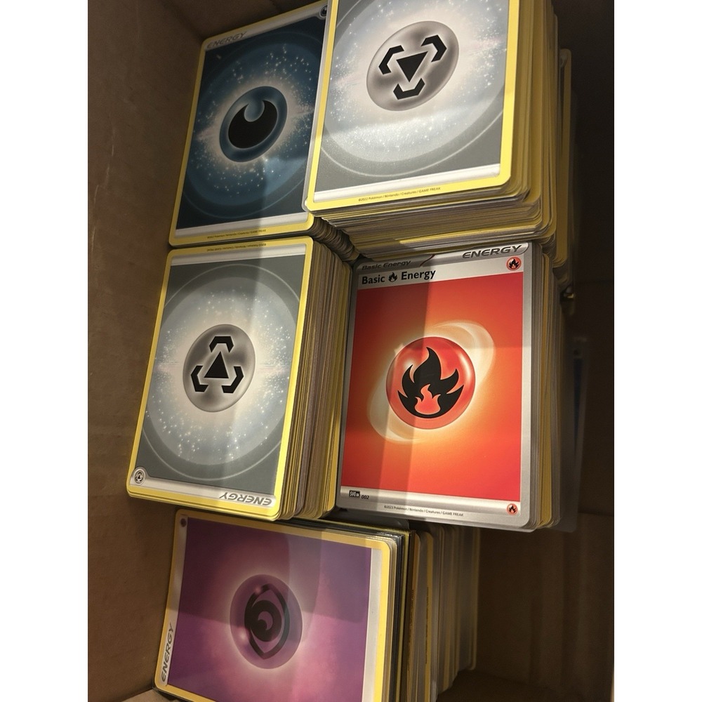 Pokemon TCG Bulk Basic Energy Cards Lot 1800+ Mixed 2016-2025 All Types - Picture 2 of 2